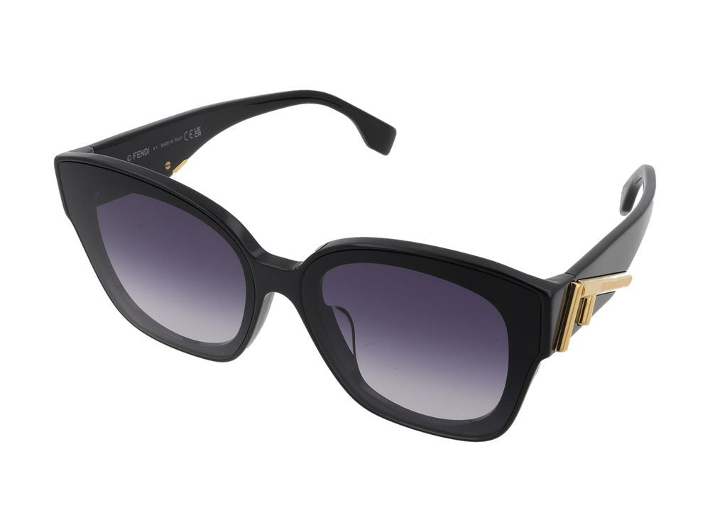 Maison Fendi Fe40098f Rectangular Frame Sunglasses