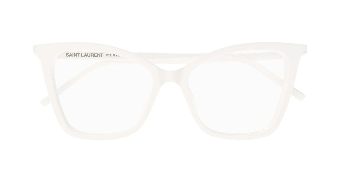 Saint Laurent Eyeglasses Sl 386 014 White White Transpare 53/16/145