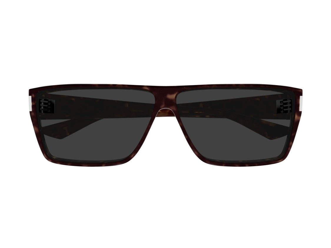 Saint Laurent Sl 757 Bold Tortoiseshell Oversized Square Sunglasses