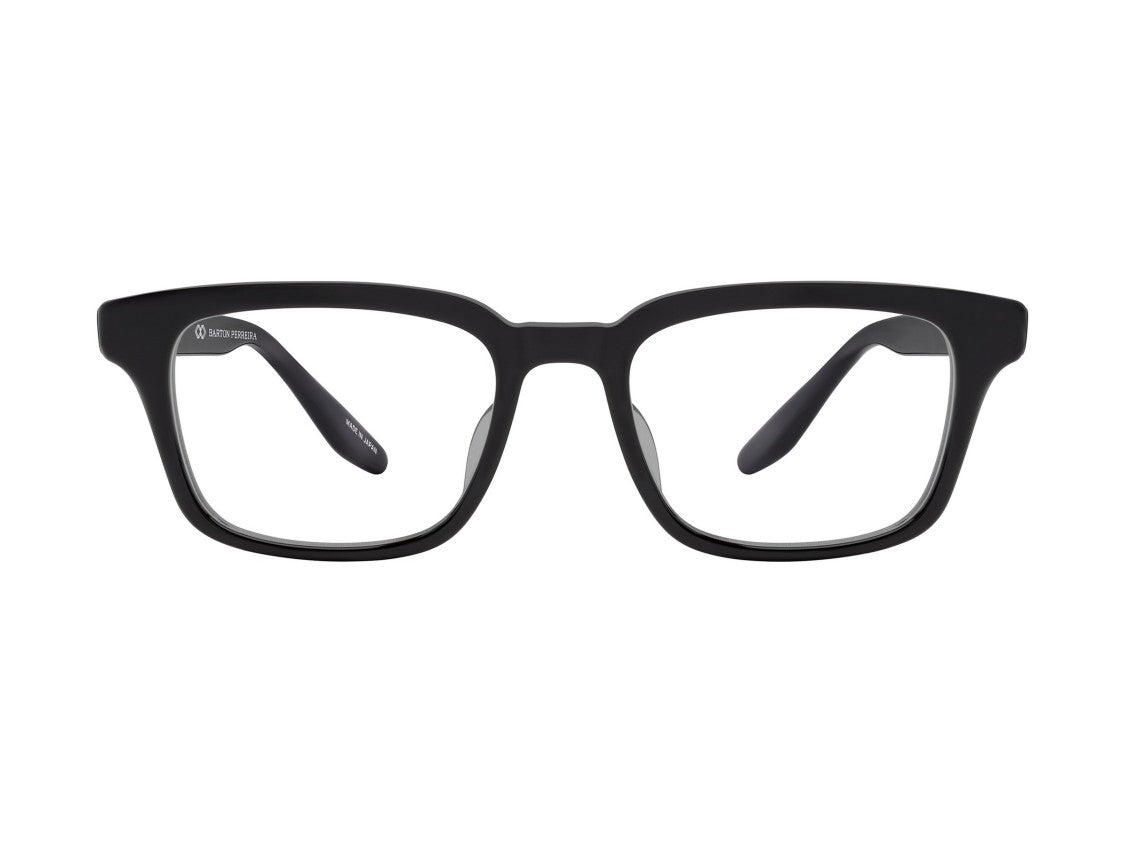 Barton Perreira Matte Black Bp50138u Square Metal Accent Eyeglasses