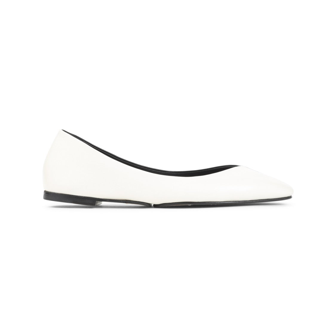 Jacquemus Nappa Leather Ballerinas With Minimalist Design