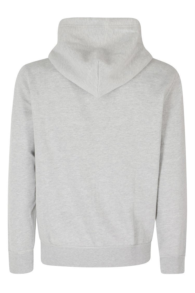 Polo Ralph Lauren Andover Grey Full-Zip Hooded Cotton-Blend Sweatshirt