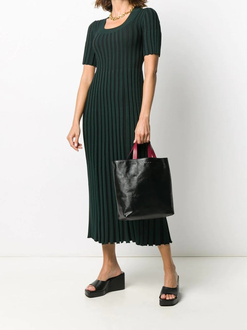 Marni Structured Black Shoulder Bag