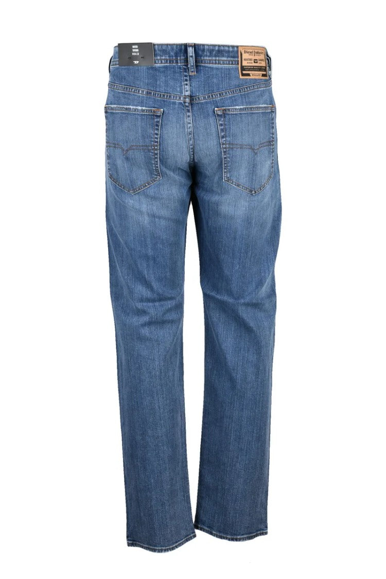 Diesel Blue Buster Tapered Cotton Elastane Jeans