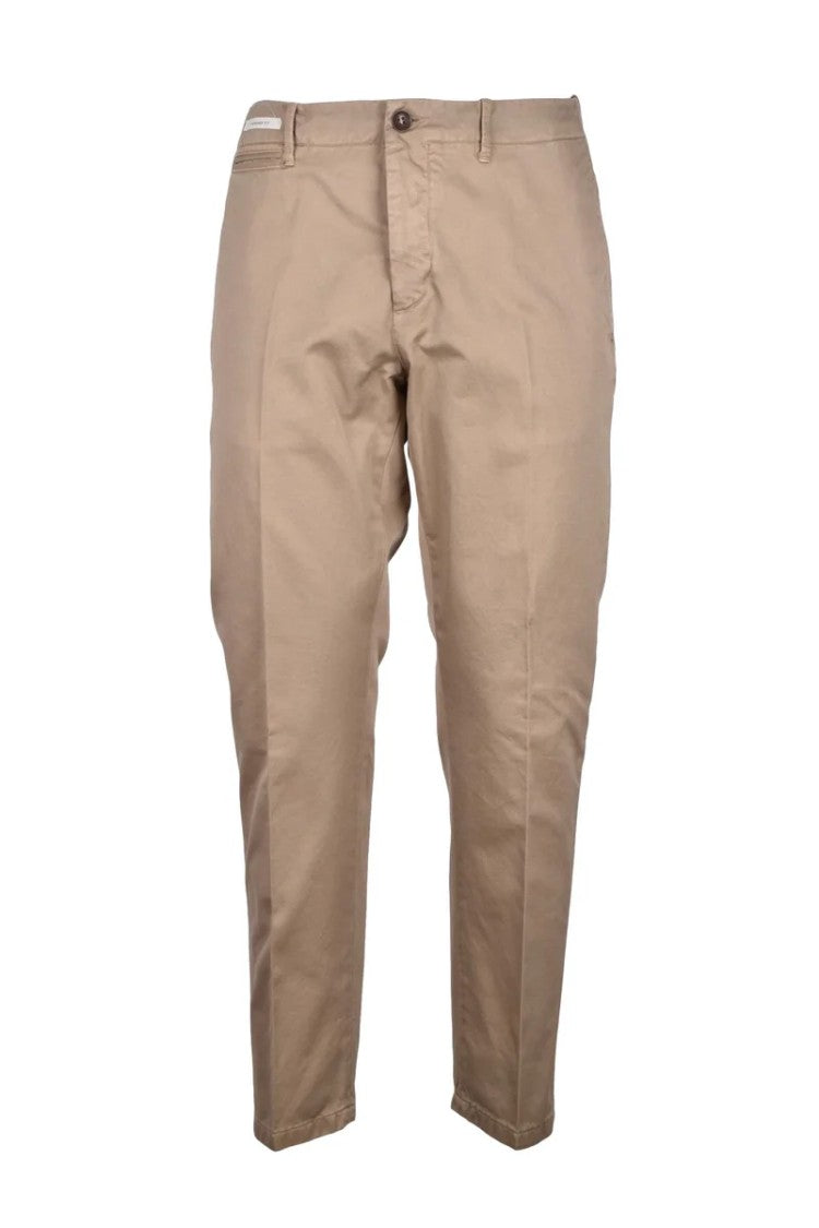 Ychai Ychai Cotton Trousers - Brown