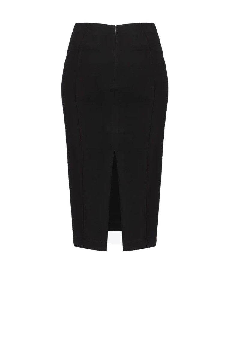 Pinko Black Midi Skirt