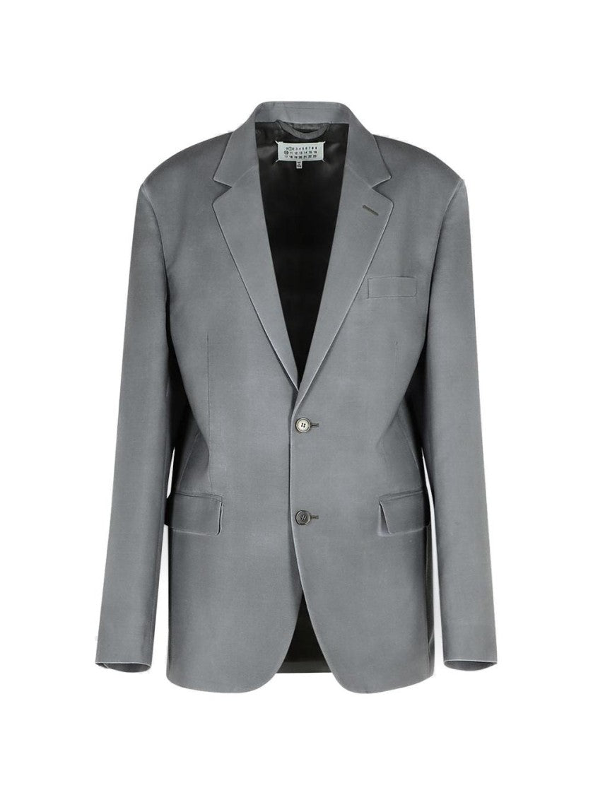 Maison Margiela Mohair Wool Blazer - Medium Grey