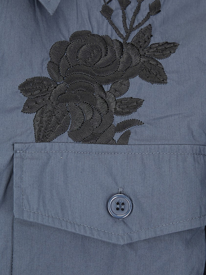 P.A.R.O.S.H. Tailored Shirt With Smooth Texture