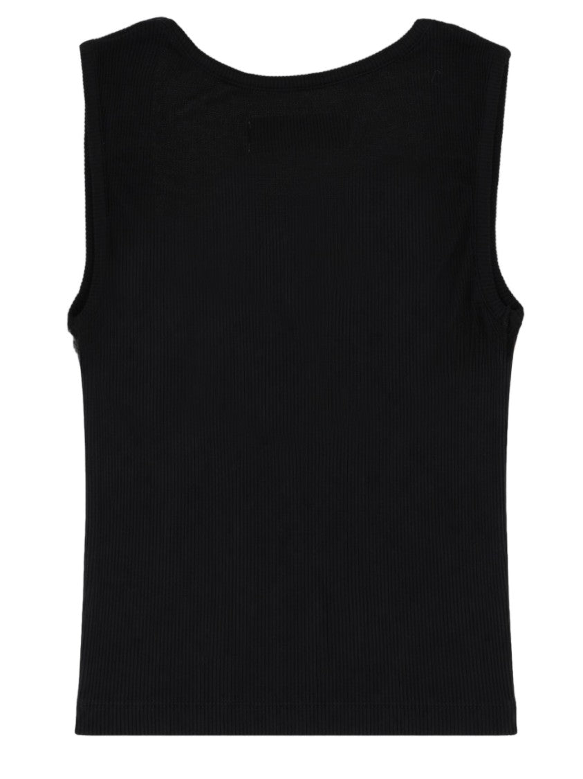 Vivienne Westwood Sleeveless Ribbed Viscose Tank Top