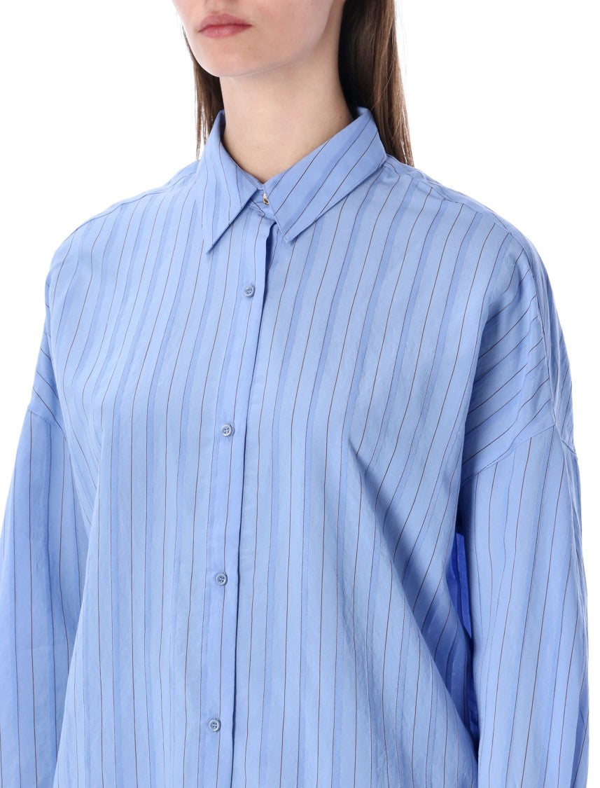 Sessùn Dazik Striped Lyocell Button Down Shirt
