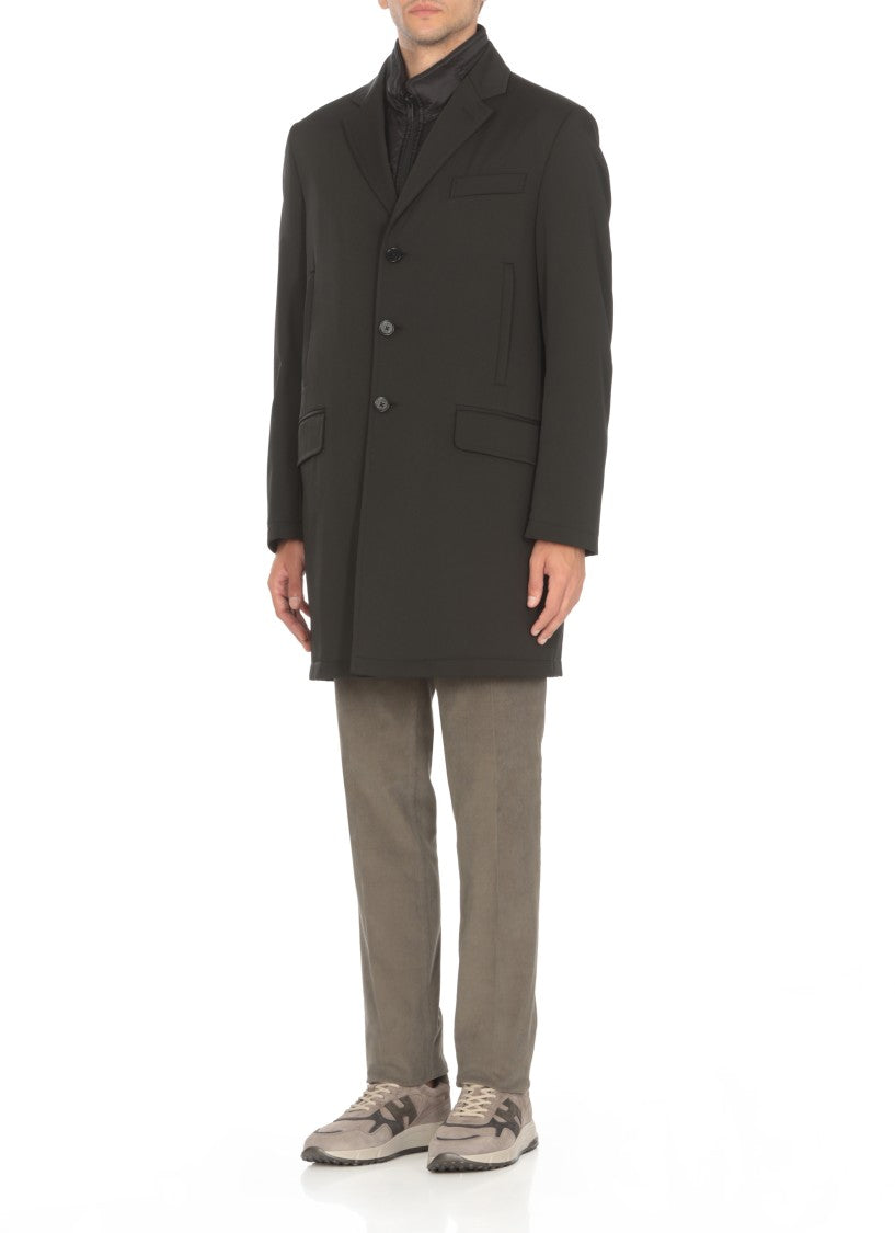 Fay Black Padded Coat
