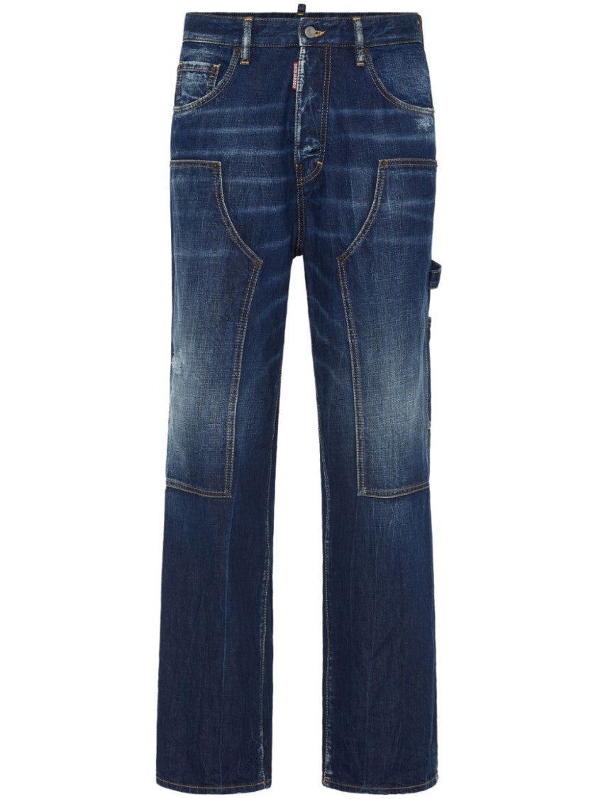 Dsquared2 Navy Denim Trousers