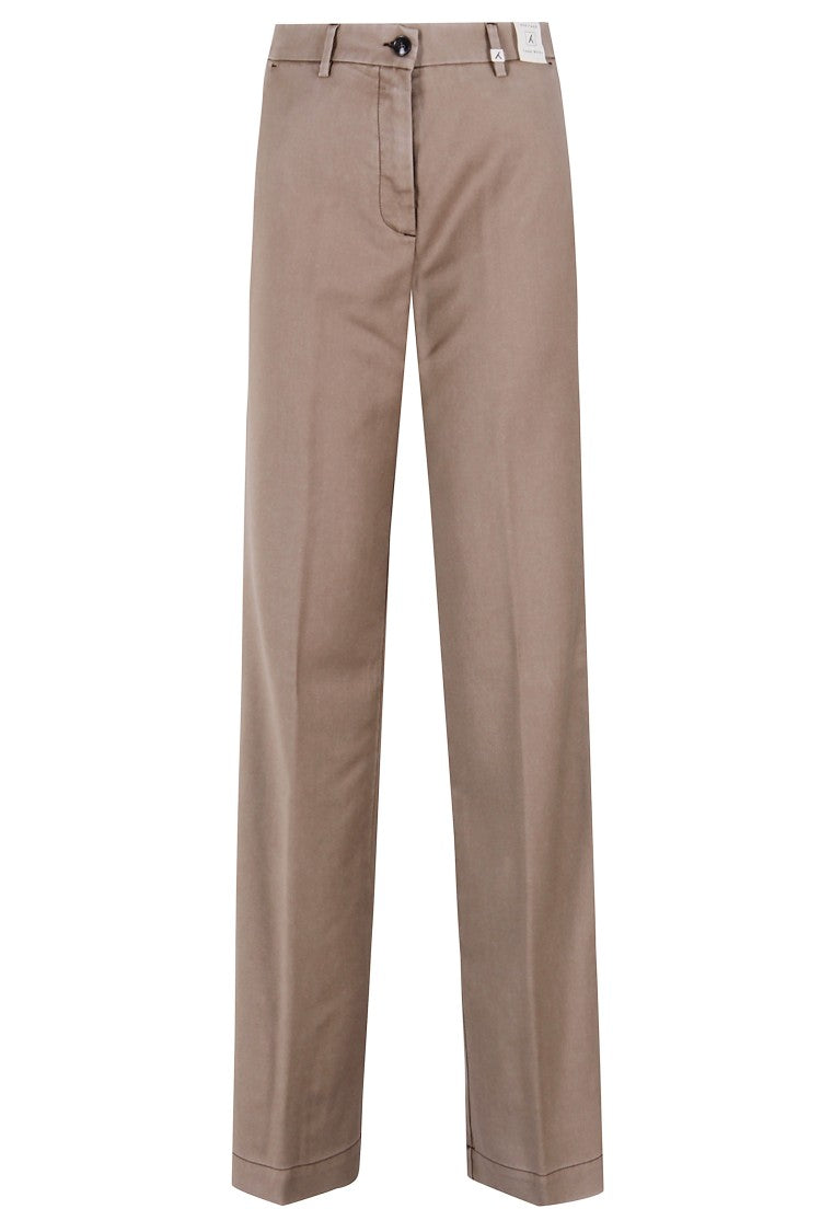 Myths High-Waisted Straight Leg Pants With Pleat