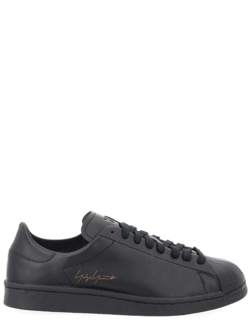 Y-3 Superstar Rounded Shell Toe Leather Sneakers