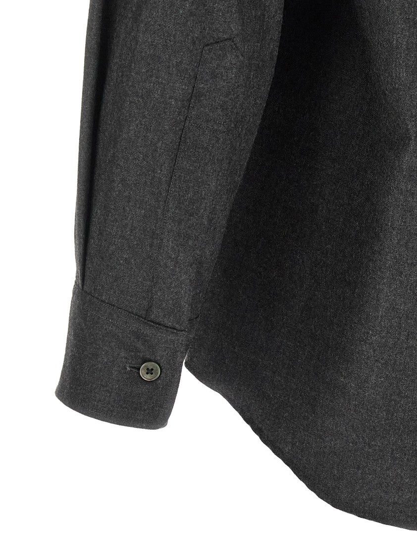Auralee Ultra-Fine Velvet Wool Shirt