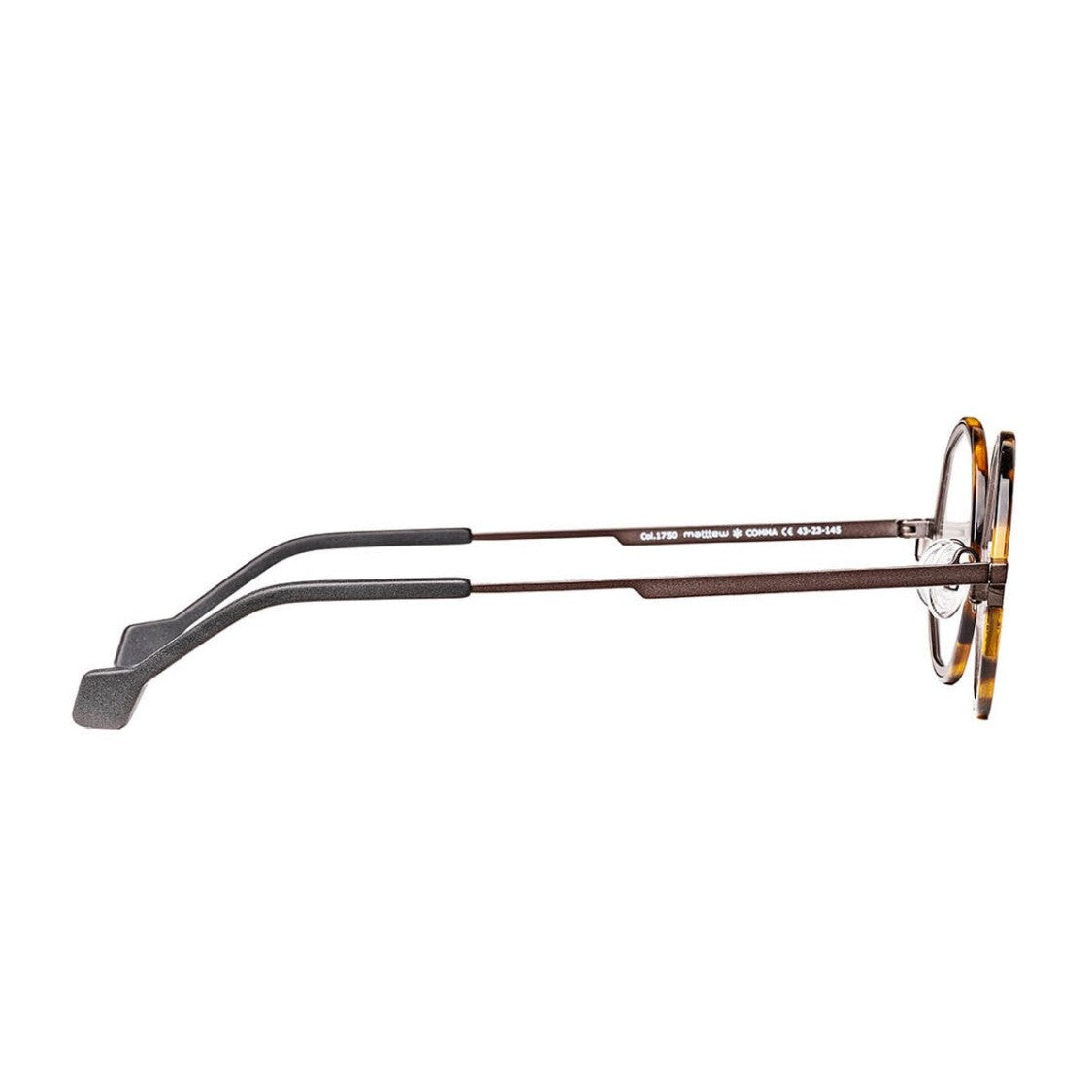 Matttew Grey Comma Titanium Round Sunglasses