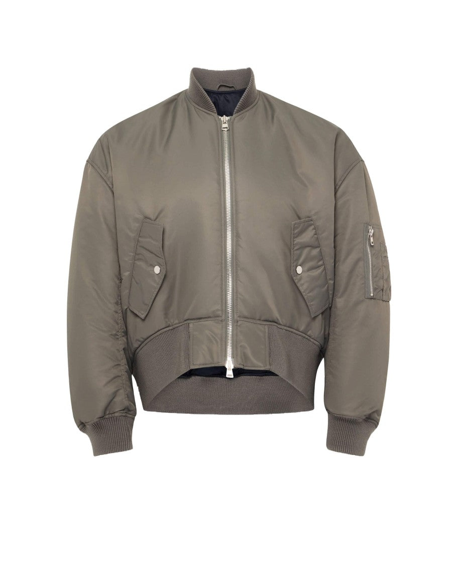 J. W. Anderson Oversized Curved Hem Bomber Jacket