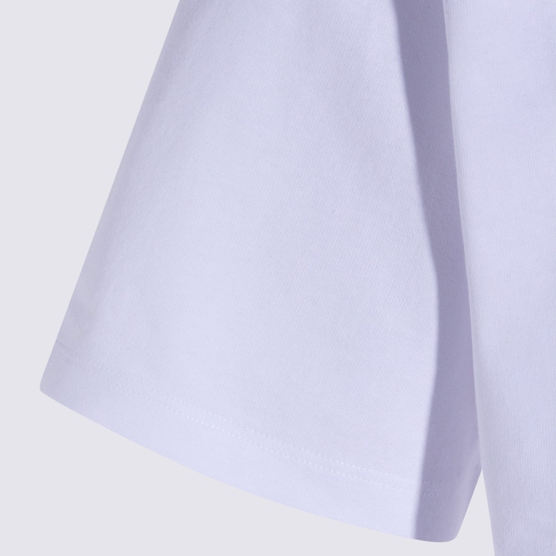Saint Laurent White Cotton Logo T-Shirt