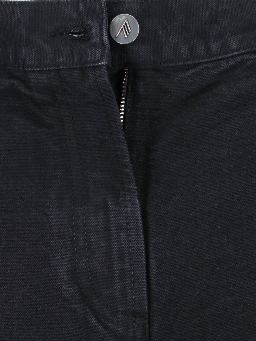 The Attico High-Waisted Black Trousers