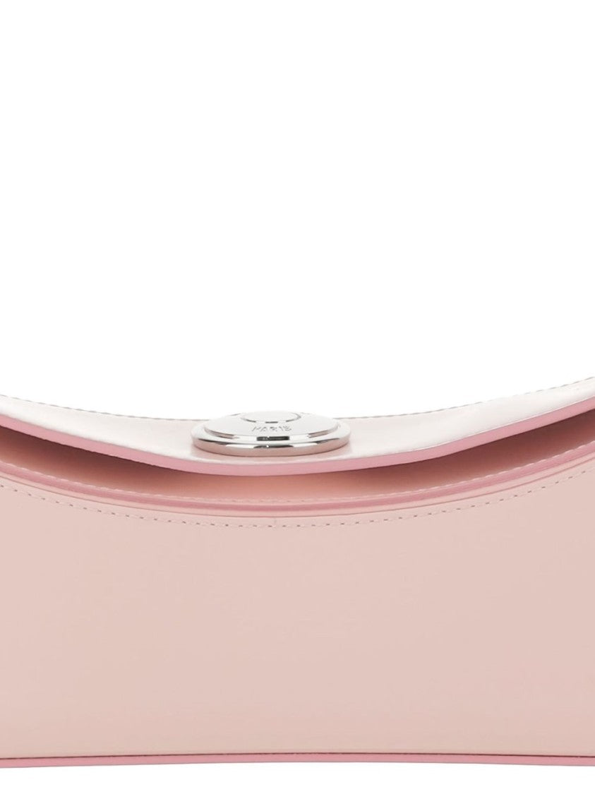 Jacquemus Elongated Pink Leather Handbag