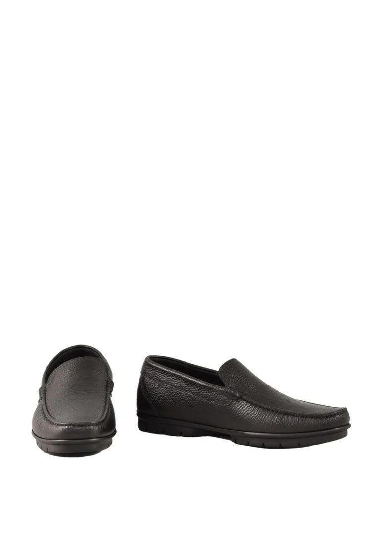 A.Testoni Men's Loafer - Black