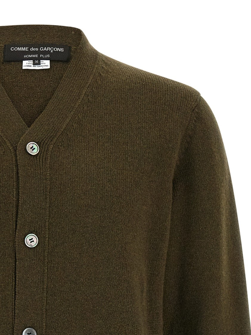 Comme Des Garçons Jacquard Insert Cardigan