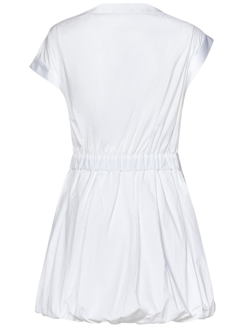 Pinko Wrap Mini Dress With Balloon Skirt