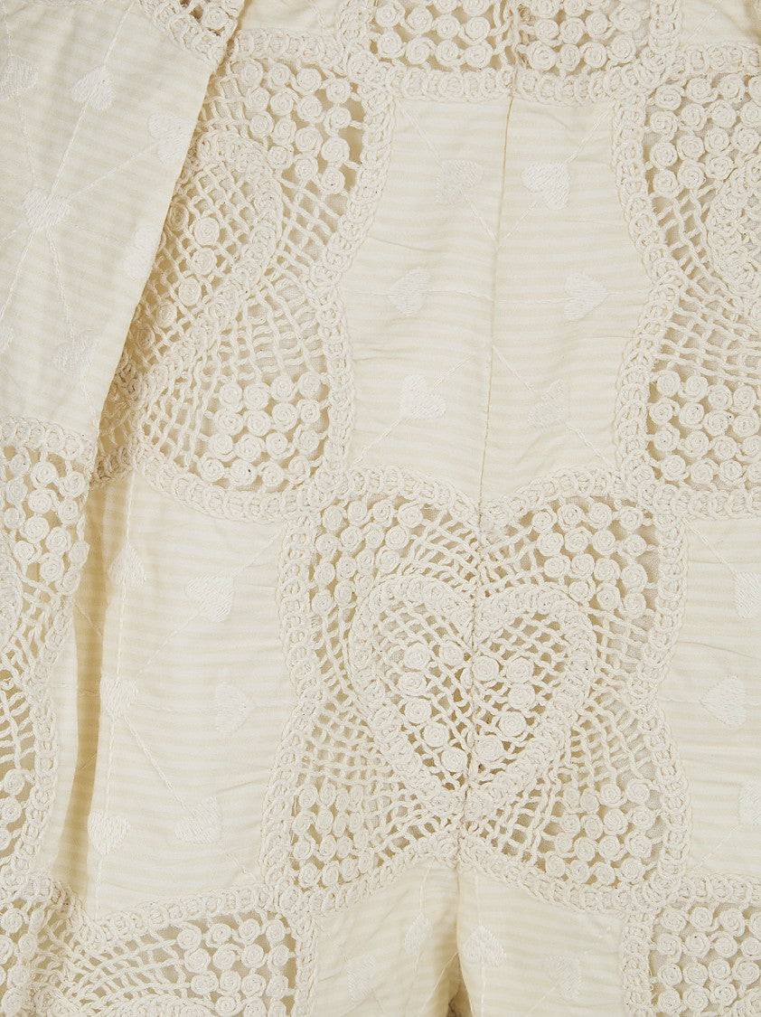 Zimmermann Nude & Neutrals Cotton Blend Shorts