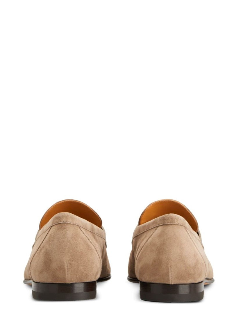 Tod's Deconstructed Brown Suede Loafer