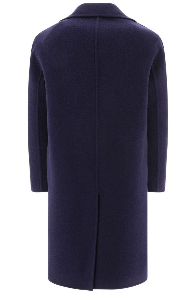 Lardini Short-Length Structured Coat With Notched Lapel