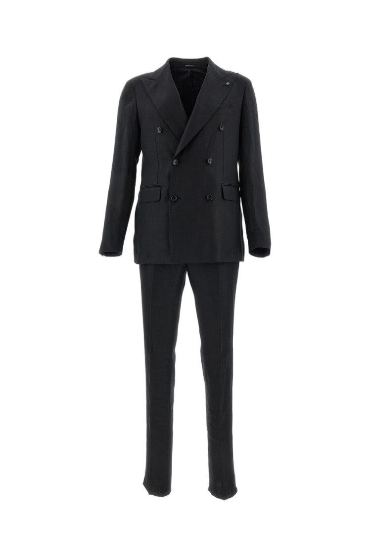 Tagliatore Vesuvio Linen Double-Breasted Suit