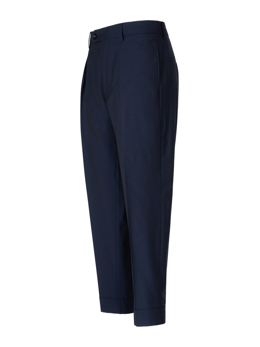 Berwich Tailored Oversized Pants With Classic Waistband