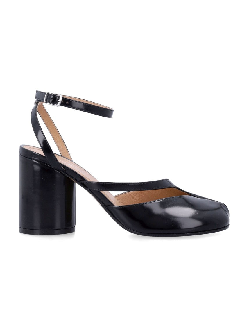 Maison Margiela Tabi Split-Toe Pump Sandals With Cylindrical Heel