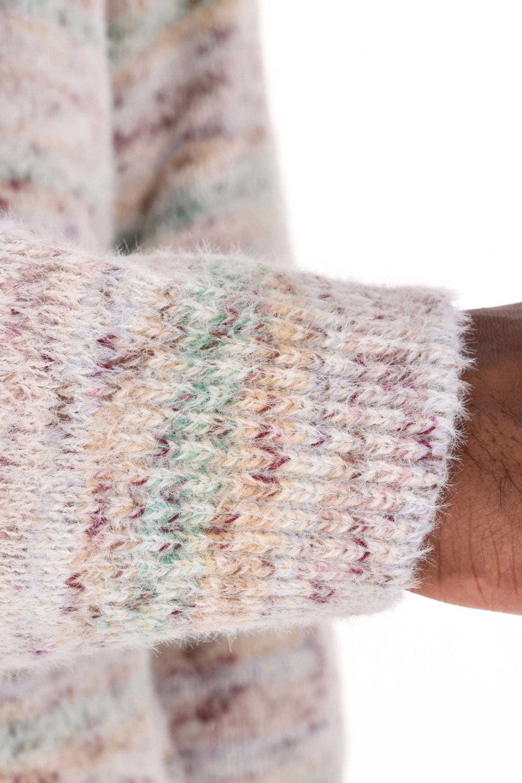 A.P.C. Bastian Mouliné Wool Crewneck Sweater