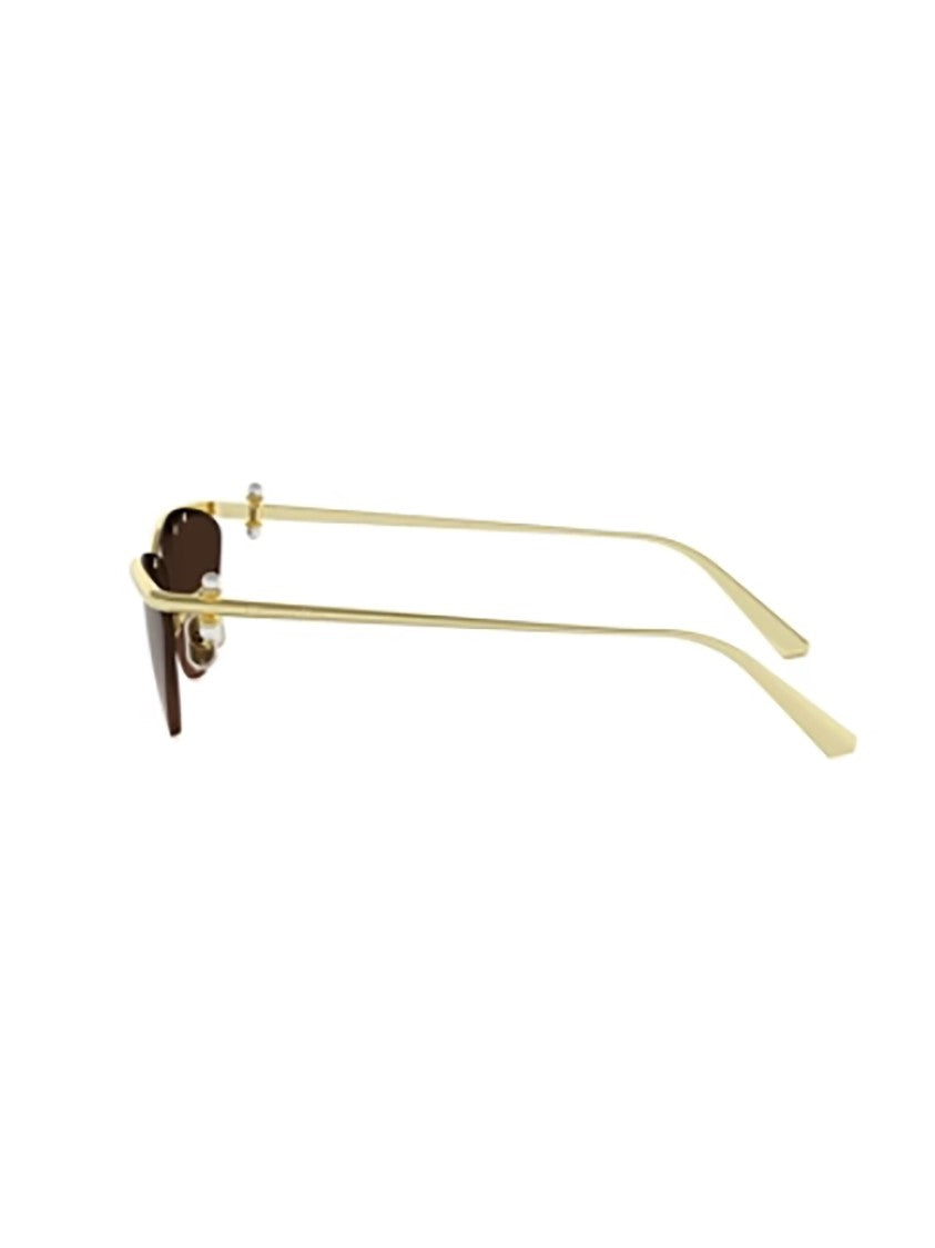 Dior Gold Tribales B2u Narrow Cat-Eye Sunglasses