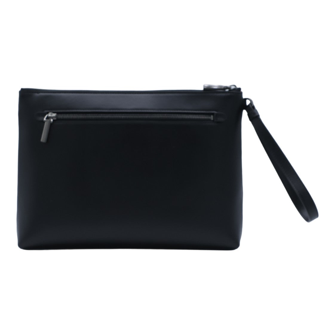 Christian Louboutin Black Matte Detachable-Strap Clutch