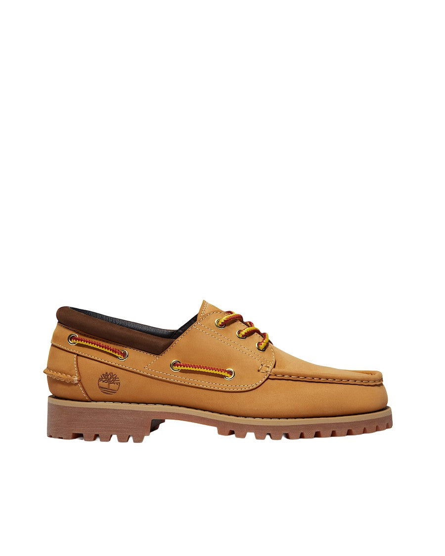 Timberland Wheat Nubuck Leather Boat Shoes