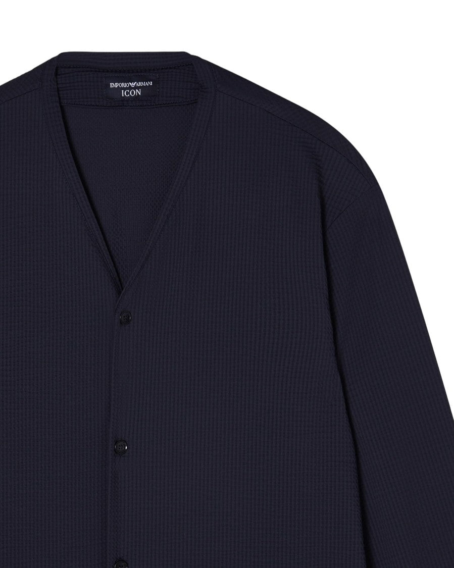 Emporio Armani Classic Collar Shirt With Concealed Placket