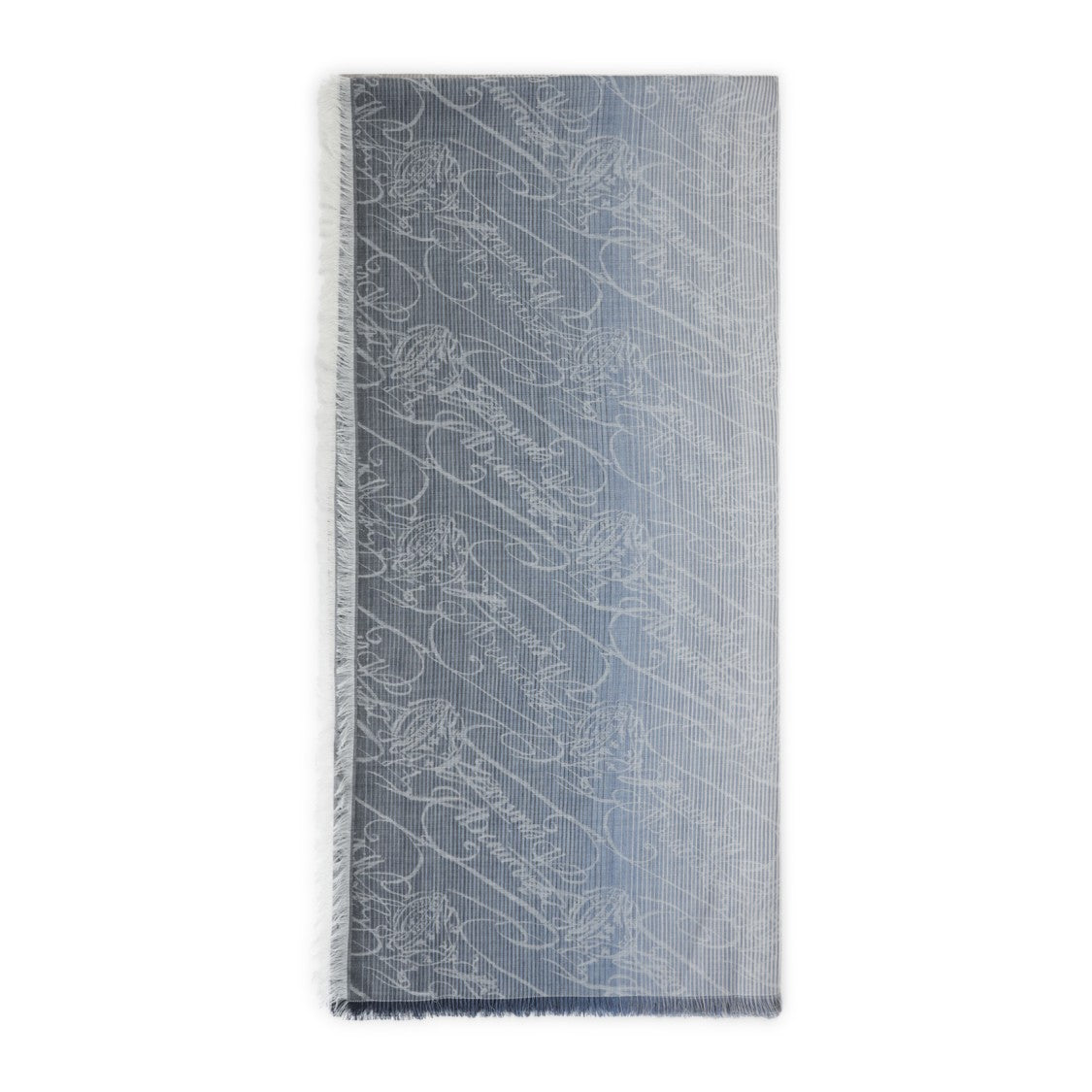 Berluti Light Blue Wool And Silk Scarf