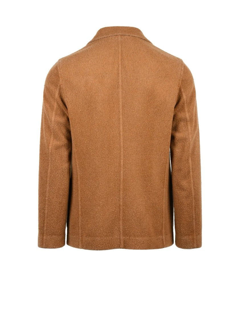 Circolo 1901 Rounded Blazer With Textured Fabric And Button Closure