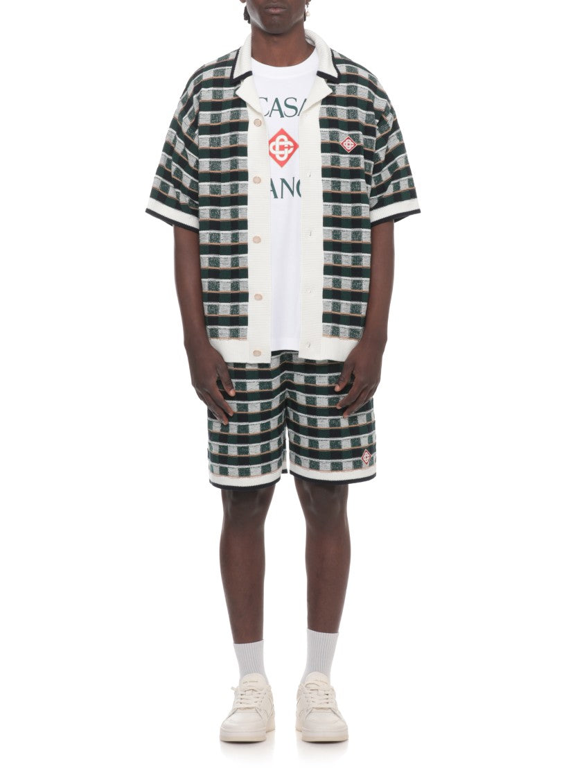 Casablanca White Classic Stacked Logo T-Shirt