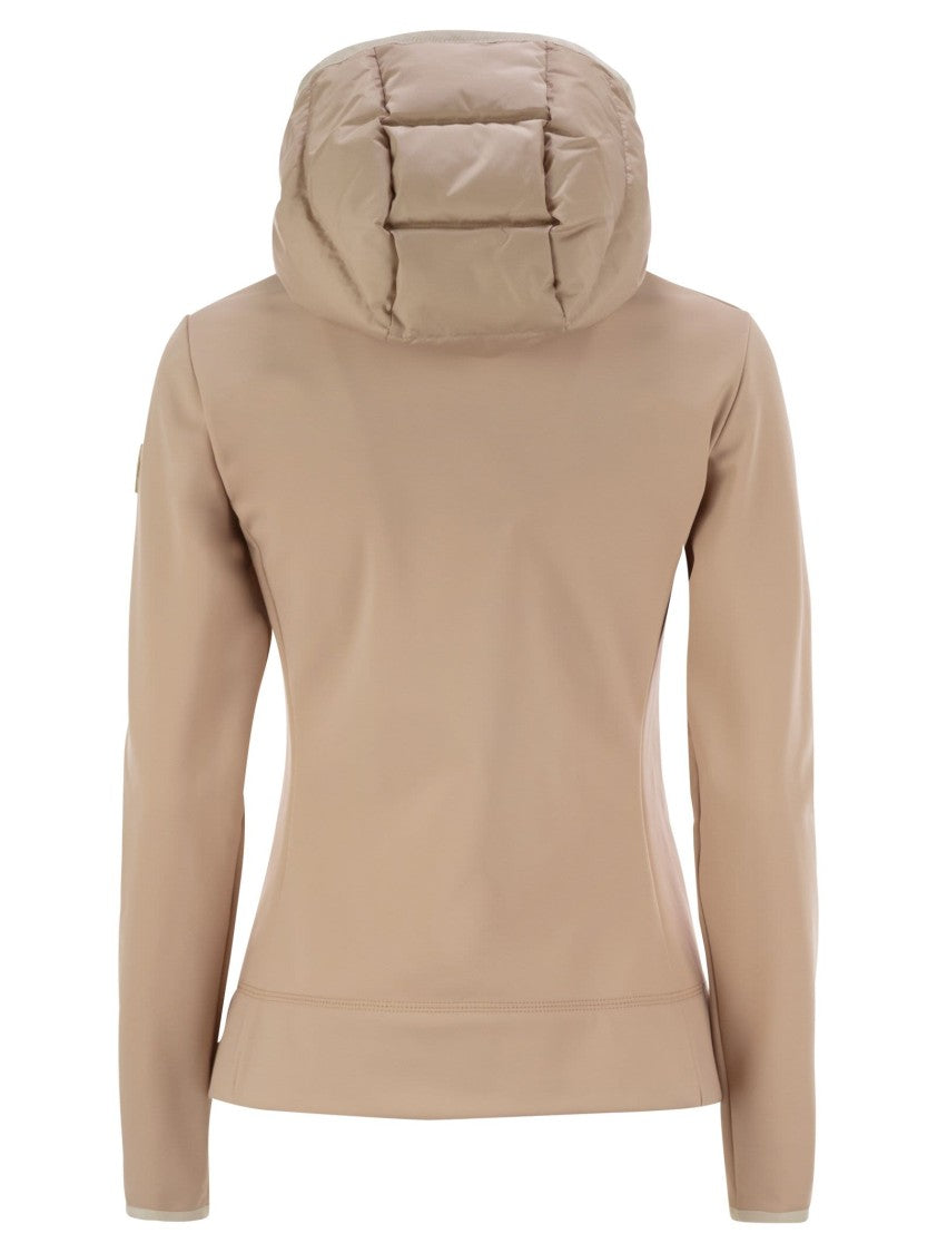 Moncler Grenoble Padded Sweatshirt With Hood And Zip