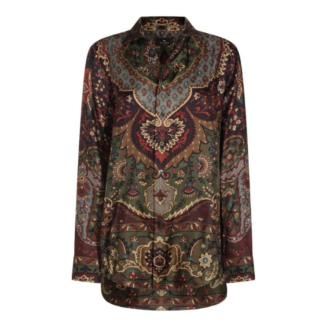 Etro Paisley Floral Long-Sleeve Shirt