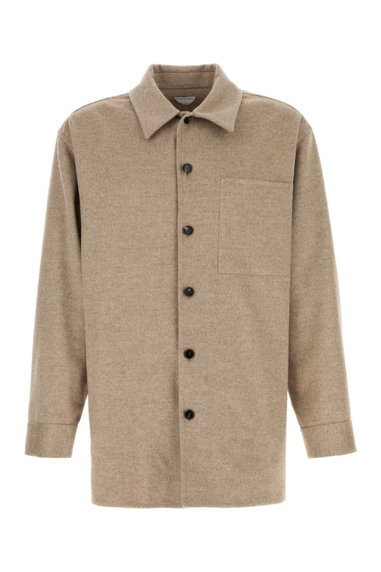 Bottega Veneta Cappuccino Flannel Shirt