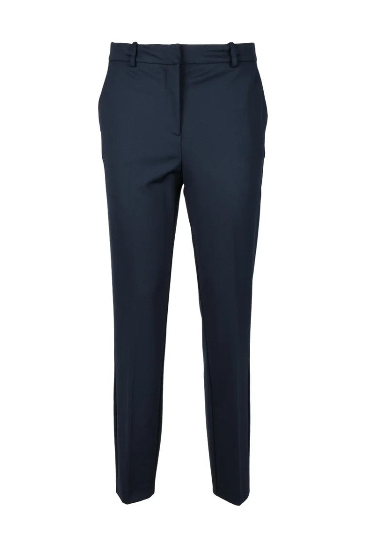 Liviana Conti Stretch Trousers - Midnight Blue