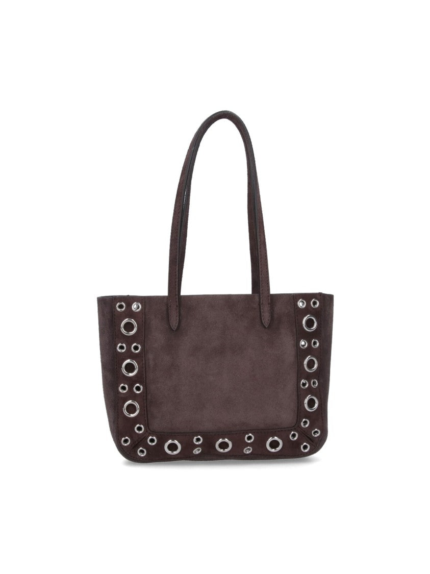 Valentino Garavani Mini 'Nellcôte' Tote Bag – Brown