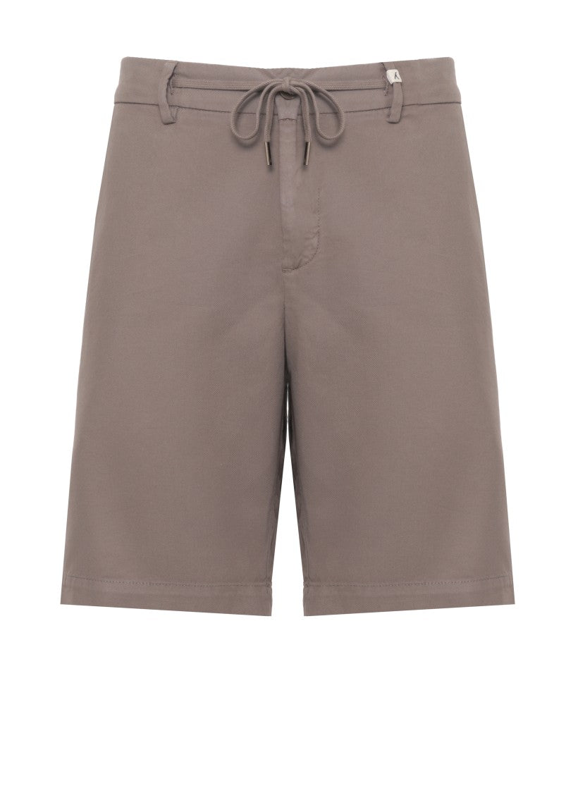 Myths Brown Apollo Drawstring Cotton Shorts