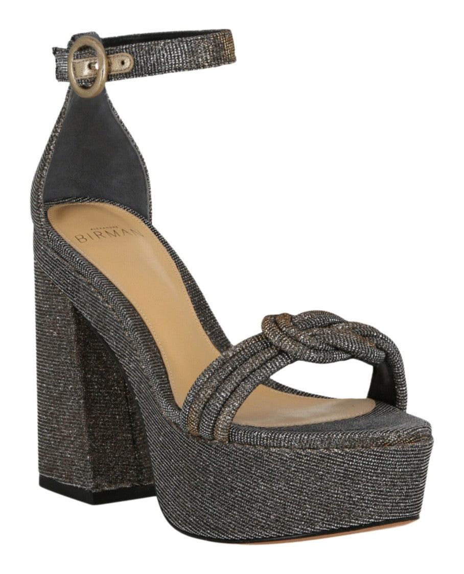 Alexandre Birman Vicky Ankle Wrap Platform Sandals