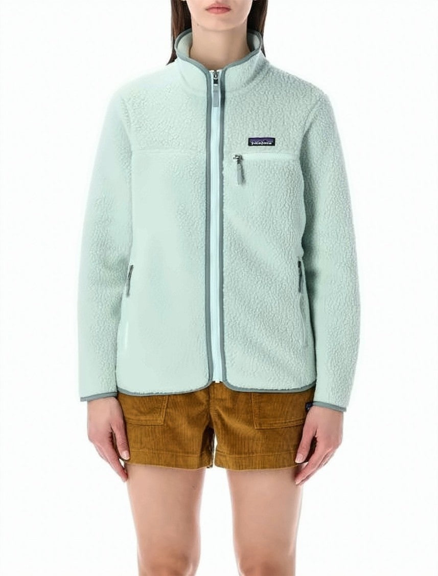 Patagonia Textured Fleece Retro Jacket With Stand-Up Collar