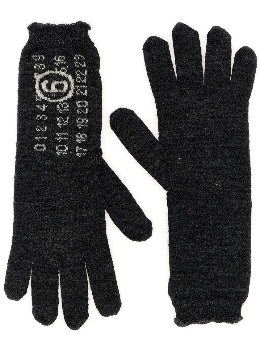 Mm6 By Maison Margiela Numeric Signature Gloves